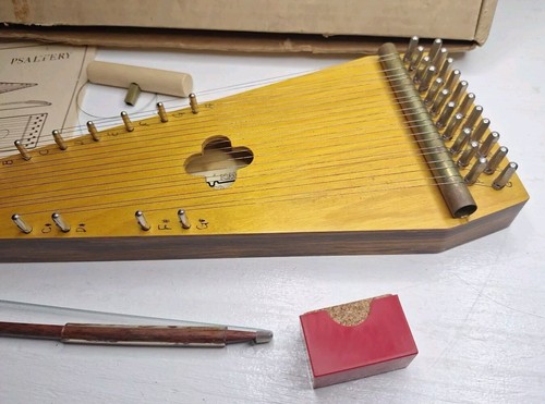 Bowed Psaltery 22 String Instrument Kelhorn Corporation Kelischek Vintage Sopran - Picture 5 of 13