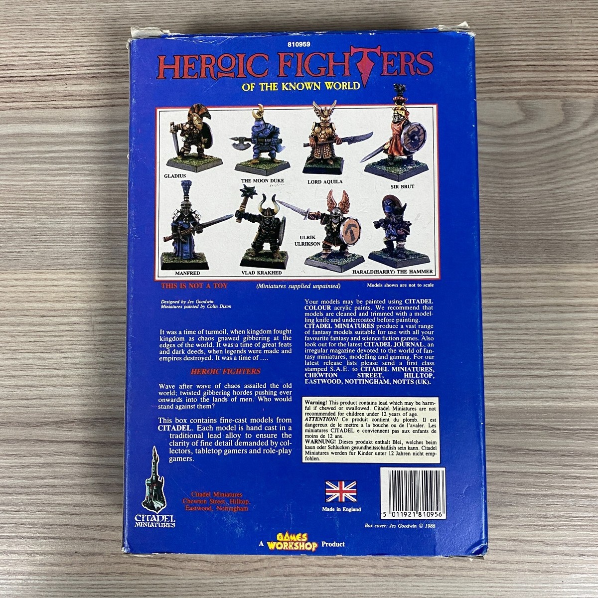 HEROIC FIGHTERS OF THE KNOWN WORLD CITADEL MINIATURES GAMES