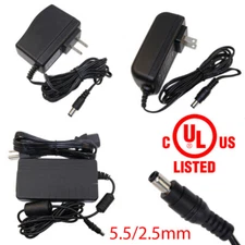 UL Power Supply Adapter AC/DC 12V 0.5A/1A/2A/3A/4A/5A 5050 3528 LED Strip Light