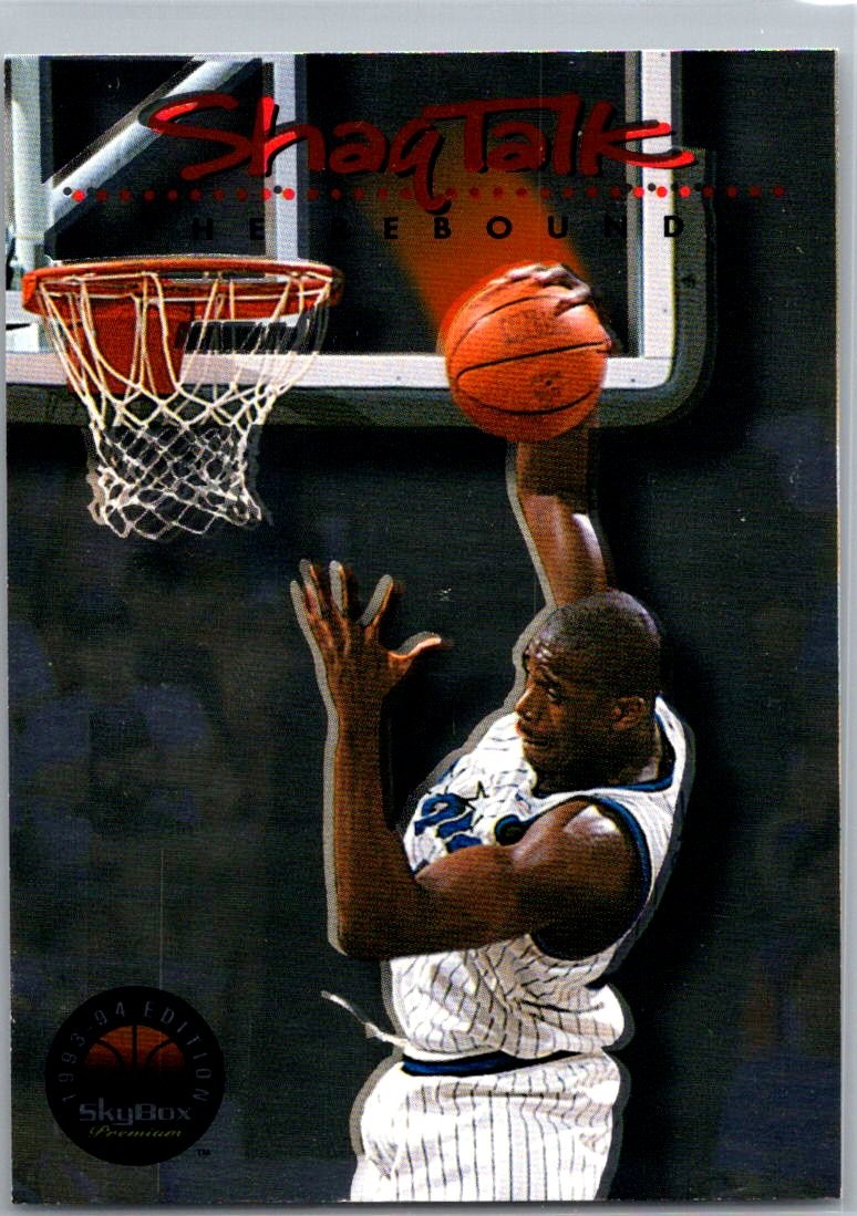 1993-94 SkyBox Premium #1 Shaquille O'Neal Shaq Talk