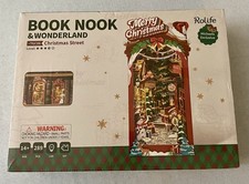 Rolife Book Nook  Wonderland Christmas Street TGC06 DIY Kit FACTORY SEALED 