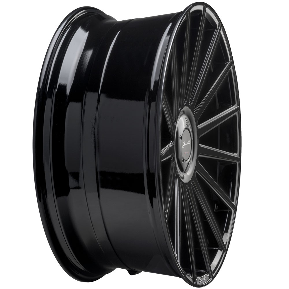 24" Gianelle Verdi Black 24x10 Concave Wheels Rims Fits Rolls-Royce Dawn