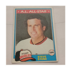 Topps 1981 Steve Stone #520 Baltimore Orioles MLB Baseball All-Star Card