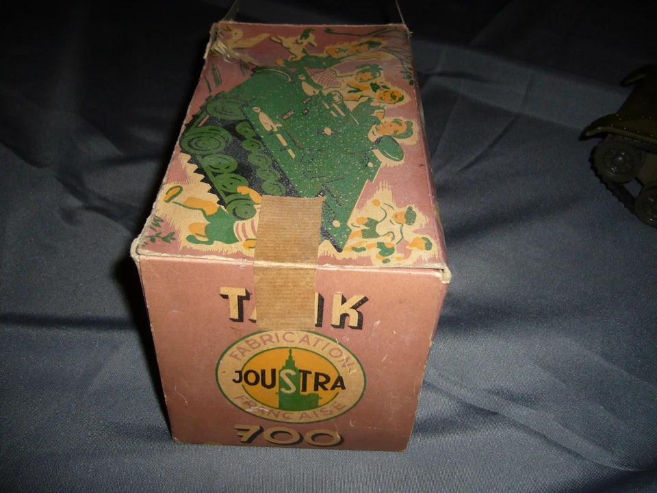 Tank Tchad Joustra en boîte (pelles présentes) 10 / 700 jouet ancien - Photo 4/4