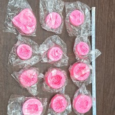 12 Flower Bloom Rose Shape Silicone Fondant Soap 3D Cake Molds Cupcake Candy NEW