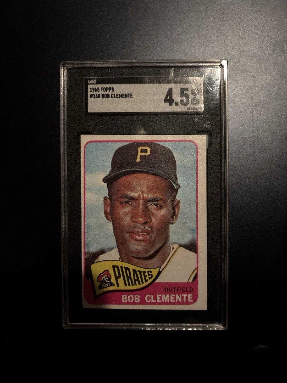 1965 Topps Baseball Roberto Clemente #160 SGC 4.5 PIRATES VG-EX+ HOF