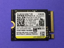 Western Digital 512GB PC SN740 NVMe 2230 Gen4 SDDPTQD-512G-1012