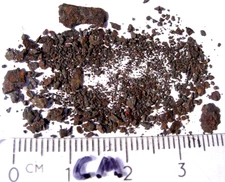 .623 grams Carver (Oxide) fragments Meteorite (Iron, IIAB) Alabama - with C.O.A.