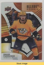 2021-22 Upper Deck Allure Rookies Sunrise David Farrance #136 READ 8i3