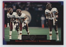 1993 Pro Set Power Combos PC Gold Art Monk Desmond Howard Ricky Sanders HOF 0wg1