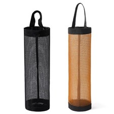 Space Saving Wall Hanging Trash Bag Holder With Nylon Materials For Home