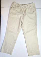 Vintage Lauren Ralph Lauren Pants Womens Sz 6 Beige Chino Preppy Cropped Casual