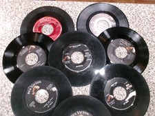 8 JIM REEVES 45RPM-He'll Have to Go/Red Eyed and Rowdy/Snowflake/This is It/ROSA