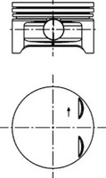 Kolbenschmidt Kolben 40383600 FüR Opel Corsa H00 CC Agila T98 X01 Astra Caravan