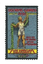 1932 Los Angeles Olympic Games Poster Stamp