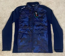 RLX Ralph Lauren Men's Wool Blend Quilted Full Zip Camo Golf Jacket SZ M NWT!
