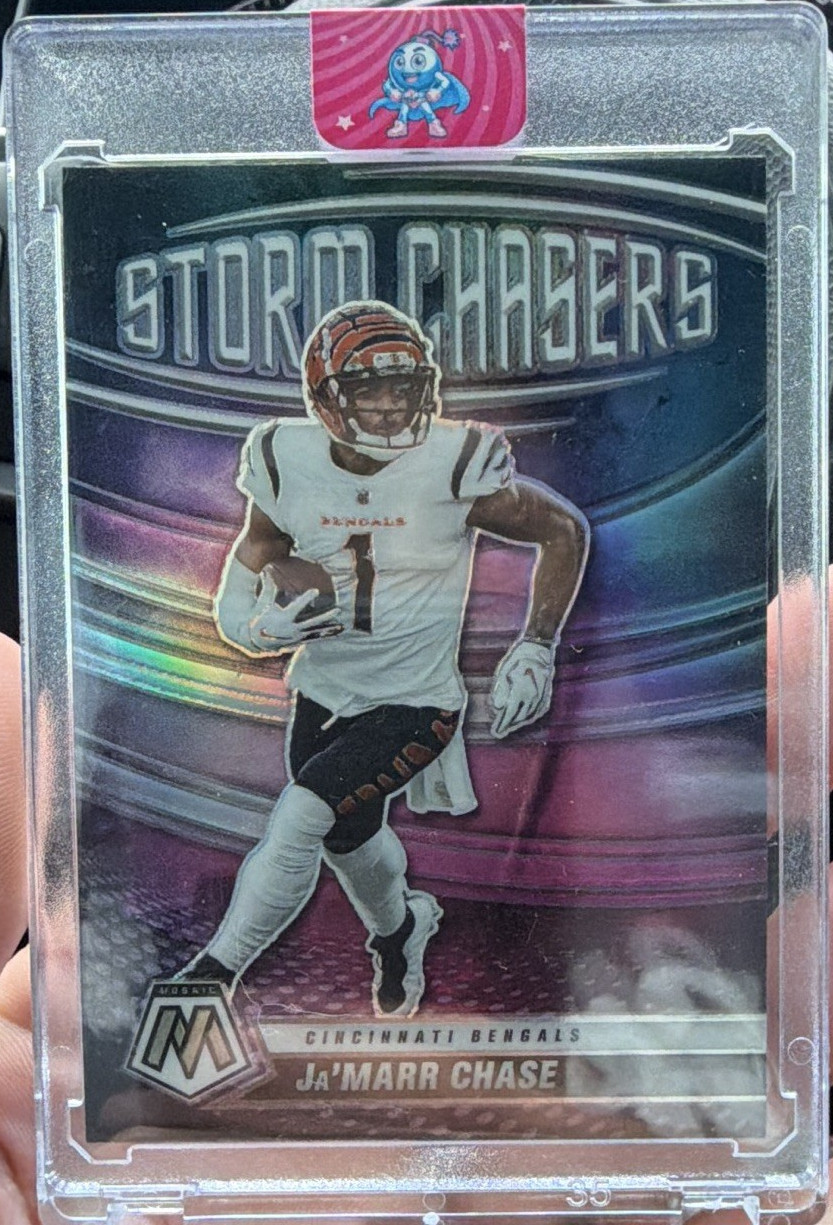 2022 Panini Mosaic Storm Chasers Insert Ja'Marr Chase SC-10 Bengals