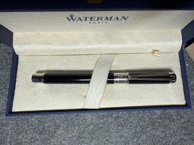 Waterman Perspective Lack schwarz Rollerball, CT, in Geschenkbox mit OVP