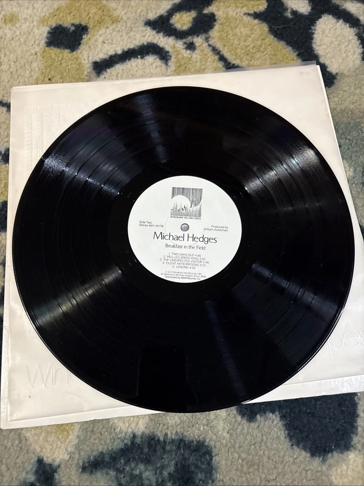 Michael Hedges. Breakfast In the Field Vinyl Lp 1971 Repress~WH-1017~FOLK~FUSION Foto 4 de 4