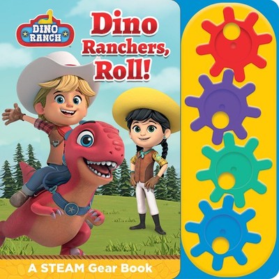 Dino Ranch: Dino Ranchers, Roll! a Steam Gear Sound Book - board book Pi Kid...