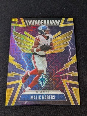 2025 phoenix Malik Nabers #39 30/49 Thunderbirds Yellow Mojo