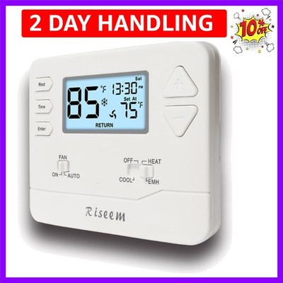 Thermostat for Heat Pump,NonProgrammable Thermostat for Home,Conventional Sin...