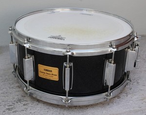Vintage 1980's Yamaha Custom Snare Drum 14" X 5.5" R SD086, QJ-3457 Air Seal sys