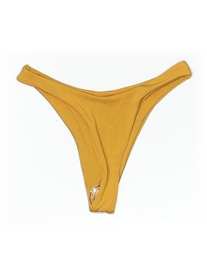 Unbranded Women Gold Swimsuit Bottoms M