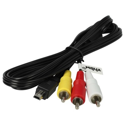 Stereo-Audio Video AV Kabel für Canon PowerShot A1300 A1400 A2000 A2000IS 1,50m