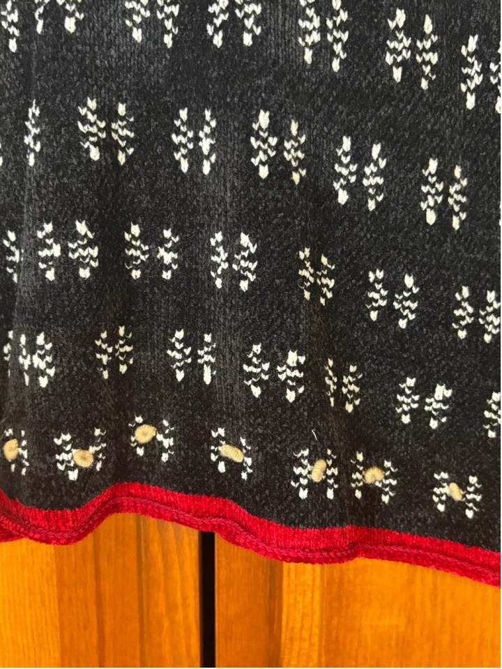 Suéter Pullover Hampshire Studio Acanalado Inspirado en Isla Justa Floral Multicolor L Foto 4 de 4