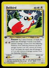 Pokemon Card Neo Revelation Delibird 5/64 1st Edition Holo Rare on eBay