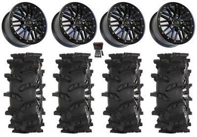 Pro Armor Rath Bdlk 15'' Wheels Bk 32'' Outlaw Max Tires CFMoto ZForce Z10 / Z10-4
