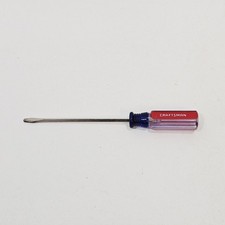 Craftsman USA SL 1/8 Flathead Slotted Straight Blade Screwdriver CMHT65018 