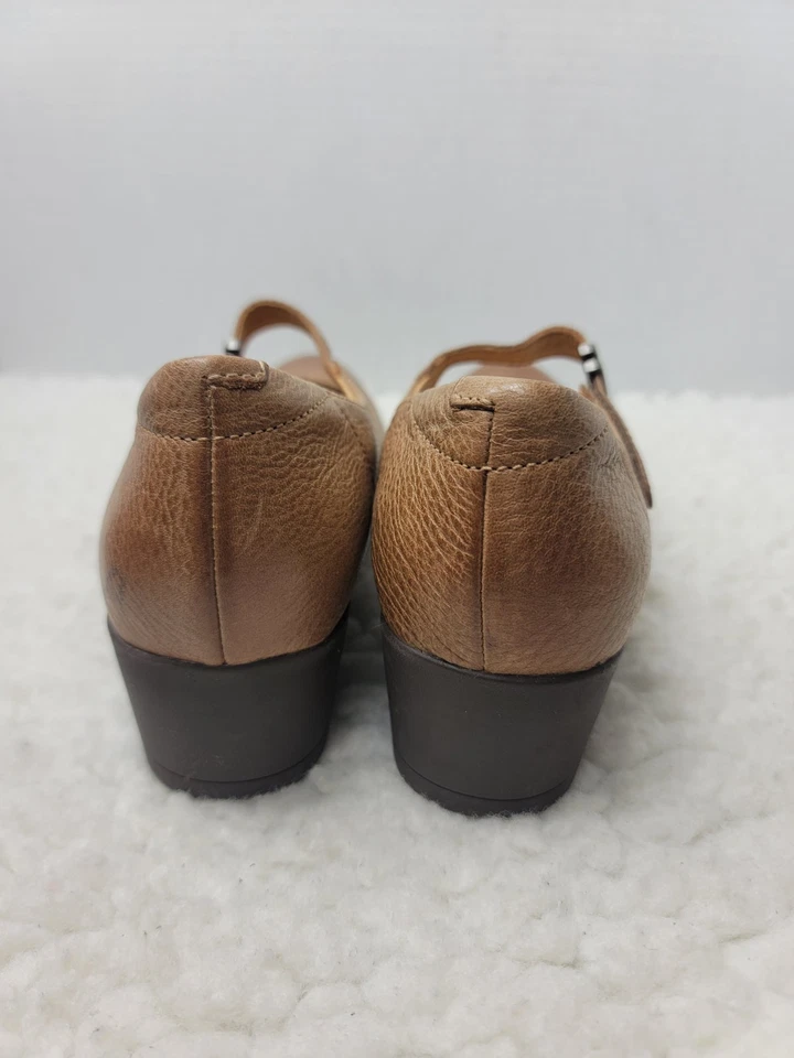 Zapatos cómodos Dansko Callista Mary Jane para mujer talla 5,5 marrón cuero bruñido Foto 4 de 4