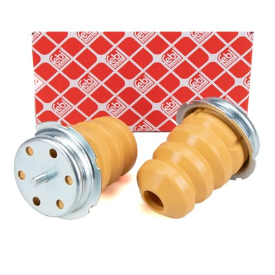 2x febi 46107 Anschlagpuffer Gummianschlag für CITROEN JUMPER FIAT DUCATO hinten