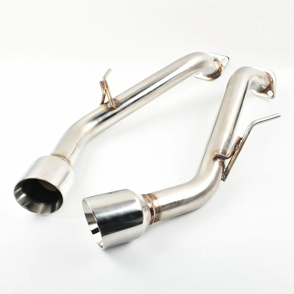 Silenciador de escape de eje trasero de acero inoxidable para Infiniti Q50 de doble pared de 14 posiciones Foto 2 de 4