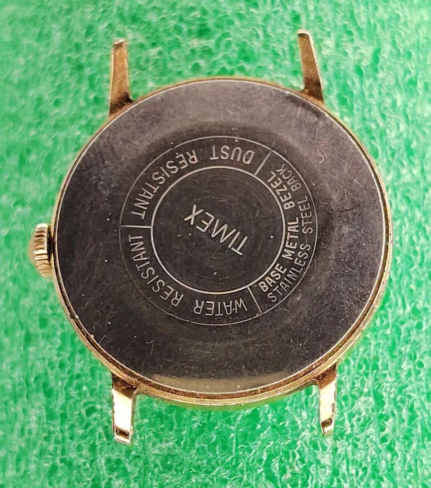 1440 men Works 1971 Timex Sprite Gold Tone Manual Vintage Working 30mm Watch lot - Image 2 of 3