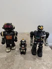 Vintage Robot Lot of 3 - Magnatron MT-2 Smoking Robot, Laserbot, & Power Rangers