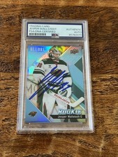 Jesper Wallstedt IP Signed UD Allure RC Card Psa Dna Coa Slab Wild Autographed