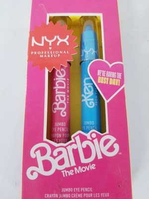 NYX Barbie Jumbo Eye Pencil 2-Pack Movie Makeup Shadow Eyeliner 0.36oz NEW