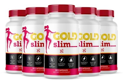 Gold Slim Capsules, GoldSlim Advanced Metabolic Formula for Weight Loss - 5 Pack