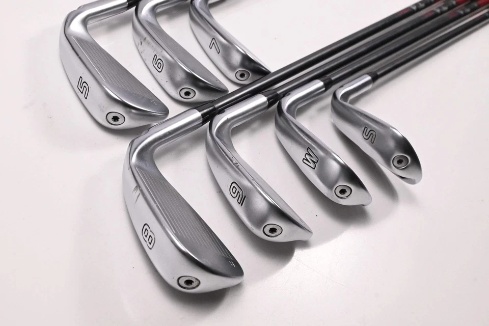 Left Hand Ping G410 Irons / 5-PW+SW / Blue Dot / Regular Flex Ping Alta CB Red - Image 4 of 4