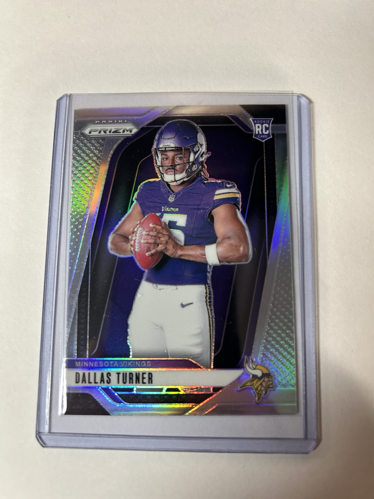 Dallas Turner 2024 Prizm Silver Rookie Variation #11 Vikings RC
