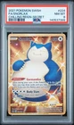 2021 POKEMON SWORD & SHIELD CHILLING REIGN SECRET #224 FULL ART/SNORLAX PSA 8