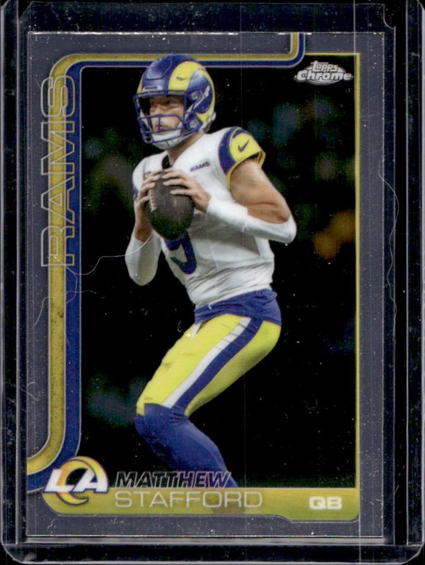2025 Topps Chrome Matthew Stafford #169 Rams