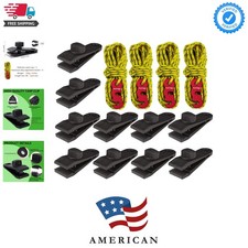 Tarp Clips Heavy Duty Lock Grip, 14 Pcs Tarp Clamps Heavy Duty, Awning Clamp ...