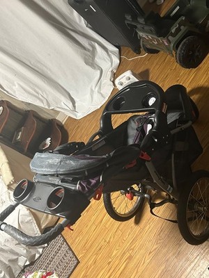 Baby  Summit X3 Black/Gray Jogger Single Seat Stroller