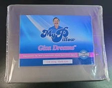 Brand New My Pillow Giza Dreams Cal King Dark Gray Sheet 400-Thread 4-Piece Set