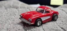 TYCO 440 1960 CORVETTE IN RED/WHITE SLOT CAR HO TOY SLOTCAR