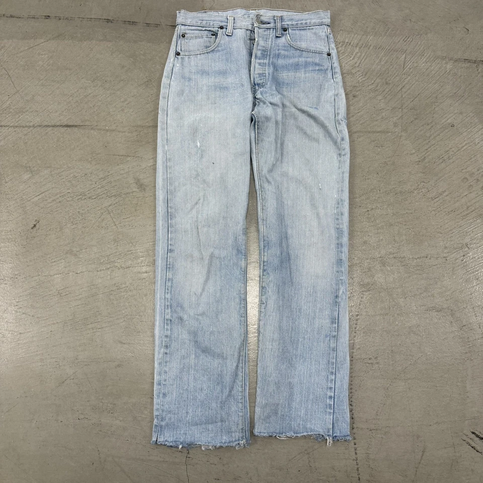 Jeans vintage anos 70 LEVI’S 501 #6 SELVEDGE REDLINE 30x30 feito nos EUA Levis - Imagem 2 de 4